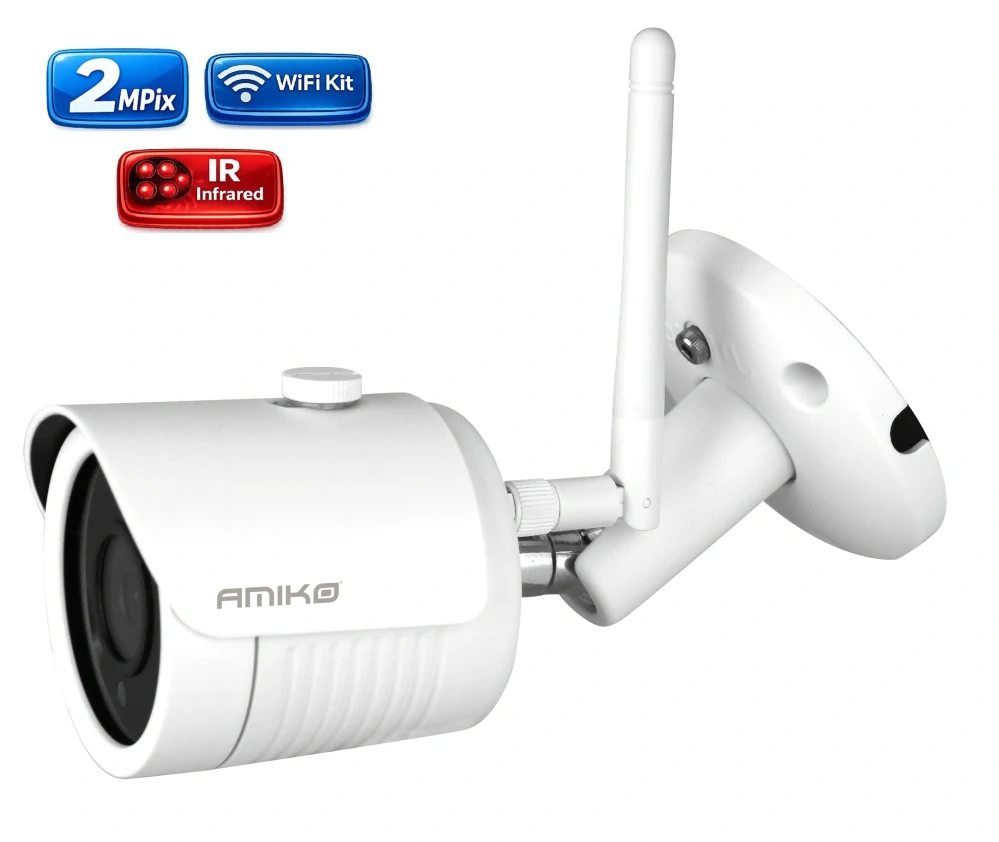 Amiko Wifi 4 kamerový set, FullHD 2Mpix, Tube (3201K4)