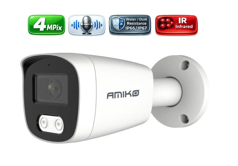 Amiko IP kamerový set, 4Mpix, Tube (1401K9-16)