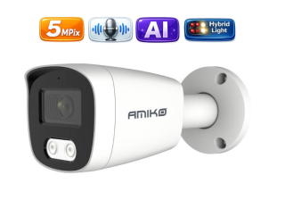 Amiko IP kamera 5 Mpix, Ai, Tube (1501)